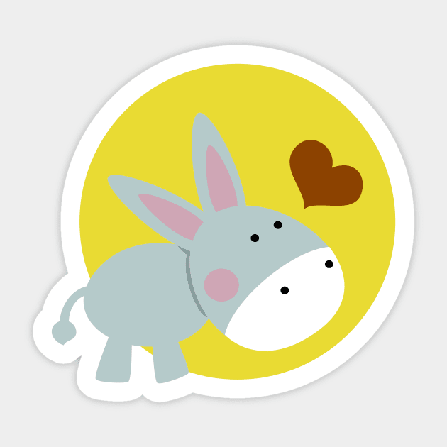 Burro Sticker by soniapascual